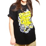 Girl in Screen Printed T-Shirt - Custom T-Shirts Girl in Screen Printed T-Shirt - Custom T-Shirts